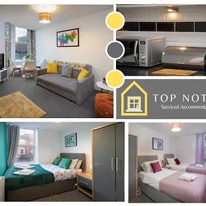 2 Bedroom At , Top Notch Serviced , Free Wifi Blackpool